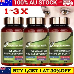 Eye Vitamin & Mineral Supplement with Lutein,Health with Vitamins C&E 1/2/3X - Picture 1 of 12