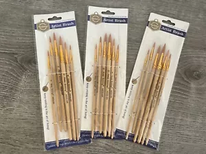 Clearance sale discount solid wood art painting brush Lot 3 - Picture 1 of 2
