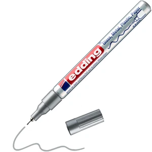 Edding 780 Lackmarker, Lackmalstift Lackstift 0,8 mm silber - Bild 1 von 6