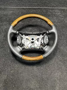 1998 Jaguar XJR Leather Wood Steering Driver Wheel OEM HJB9181FBLEG - Picture 1 of 10