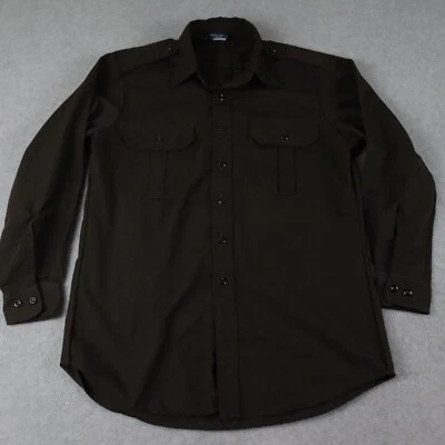 Propper Shirt Mens Medium Ripstop Flap Pocket Button Up Work Uniform Long Sleeve - Image 1 of 4