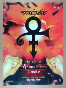 1997 álbum promocional Prince Emancipation anuncio impreso vintage - Imagen 1 de 1