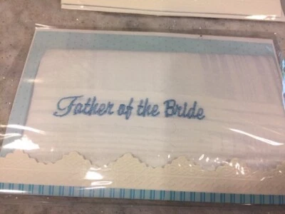 Pañuelo de novia bordado "Padre de la Novia" pañuelo   Foto 1 de 3