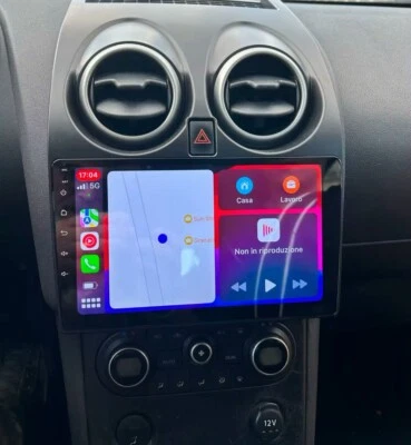 CARPLAY ANDROID  autoradio Nissan Qashqai J10 Cartablet Quand Core 128gb 360 - Immagine 1 di 4