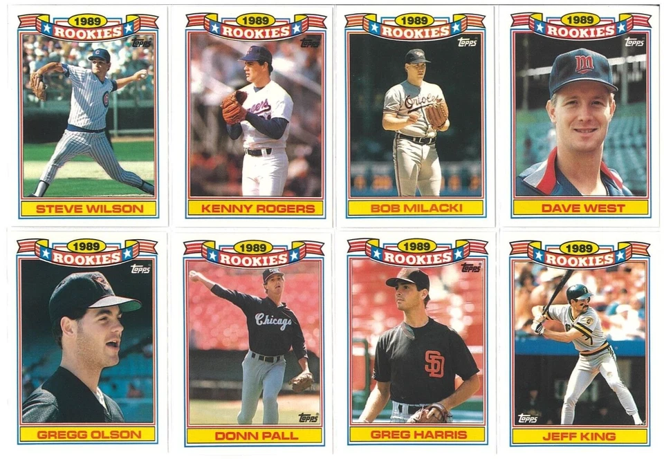 26 Cards Near Mint Baseball Card Lot MLB ROOKIES ONLY 1989 Set Of 26 NM Cards - Image 1 of 4