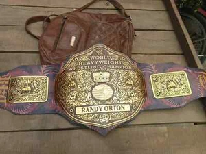 Big Gold World Heavyweight Randy Orton Signature Championship Replica Belt - Picture 1 of 6
