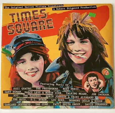 TIMES SQUARE ~ Ramones/Cure/Talking Heads *SEALED* Orig 1980 Soundtrack 2 LP NEW - Image 1 of 4