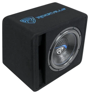 Rockville VS12K54 12" K5 1400w Car Subwoofer in Vented Sub Enclosure Box - 4 Ohm - Picture 1 of 11