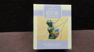 Hallmark Keepsake Ornament BestDressed Turtle 1993 Easter Collection UNOPENED - Picture 1 of 5