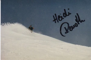 Heidi RENOTH - Deutschland, Silber Olympia 1998 Snowboard, Original-Autogramm! - Picture 1 of 1