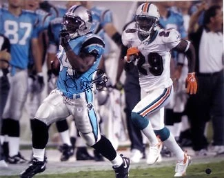 Foto firmada por Deangelo Williams de Carolina Panthers 16x20 - Holograma Williams/GTSM Foto 1 de 1
