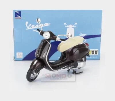 1:12 NEWRAY Piaggio Vespa Primavera 2013 Brown Met NY57553C Model - Image 1 of 2