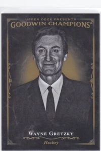 2016 UD GOODWIN CHAMPIONS..WAYNE GRETZKY..BLACK & WHITE..SP..# 103.COMBINED SHIP - Picture 1 of 2