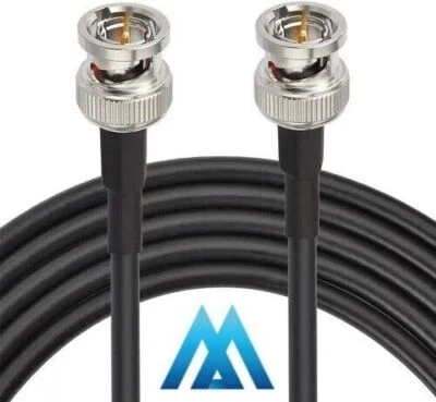 BNC Male to BNC male Cable Coaxial RG213 Tinned Copper Shield - LOWEST LOSS - Image 1 of 4