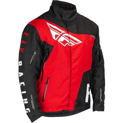 Fly Racing SNX Pro Insulated Snowmobile Jacket - Black / Red - 470-5402 - Image 1 of 4