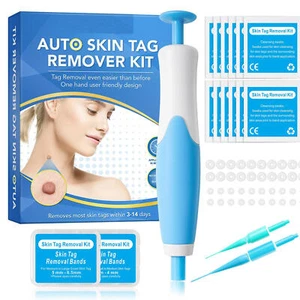2-in-1 Auto Skin Tag Remover Device Kit Safe Painless Removal 2-8 mm Band Tool - Imagen 1 de 12