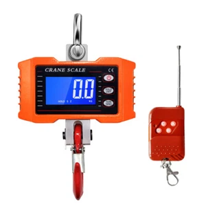 Crane Scale 1000 kg 2000 lb Digital Industrial Heavy Duty Hanging Weight Scale - Picture 1 of 7
