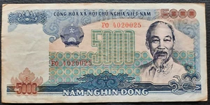 Vietnam 5000 Dong 1987 Banknotes - Picture 1 of 2