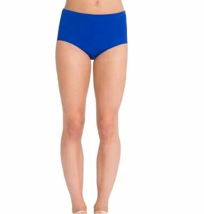 Capezio Girls Athletic Brief- TB111C in Royal Blue- Size Medium - Picture 1 of 1