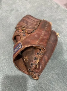Gebrauchter Vintage Spalding Modell 1043 Jerry Lampe Leder Baseballhandschuh RHT braun - Bild 1 von 21