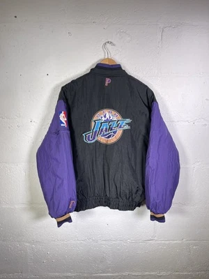 Purple vintage pro player Utah Jazz reversible jacket - Image 1 of 4