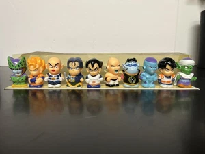 Vintage Lot of 10 Dragon Ball Z Set mini figures PVC Rubber RARE W17 - Picture 1 of 13