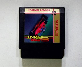 Super Sprint NES Nintendo Entertainment System Tengen Racing Video Game