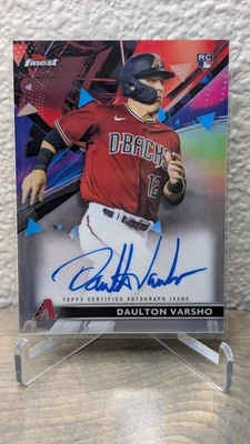2021 Topps Finest DAULTON VARSHO Rookie Autograph RC Auto - Image 1 of 2