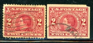 US Scott # 370, 371 - gebraucht - schöne Zentrierung - CV = 23,00 $ (8-C254) - Bild 1 von 2