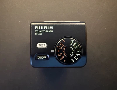 Flash para cámara Fujifilm Fuji EF-X20 montaje en zapata COMO NUEVO Foto 1 de 3