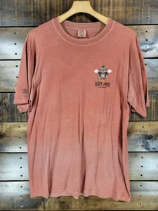 Camisa teñida de chile salsa caliente "HOT ASH" Crazy Shirts vintage de los años 2000 - Imagen 1 de 15