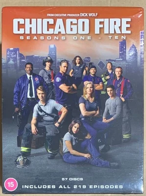 Chicago Fire: Seasons 1-10 [15] (DVD Box Set) Brand New Sealed Box Damaged - Image 1 of 3