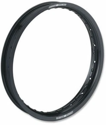 Moose Aluminum Rear Rim - 19x1.85 - Black Motorcycle ATV/UTV Street GH-19X185BK - Image 1 of 3