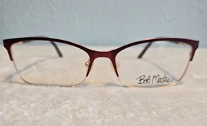 Bob Mackie B121 Burgandy 60-17-145 Brille - Bild 1 von 3