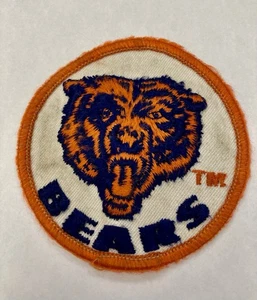 Cool Vintage Chicago Bears NFL Football Souvenir Stoff Patch - Bild 1 von 2