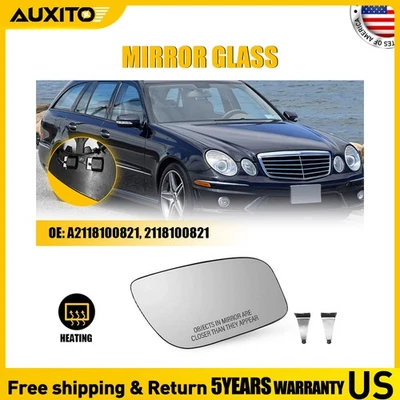 Espejo retrovisor térmico derecho derecho para Mercedes-Benz Clase E W211 2007-2009 OE 2118100821 Foto 1 de 4