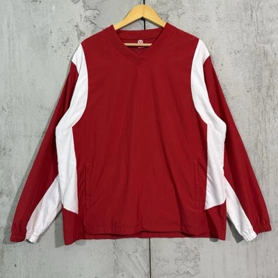 Pullover cortavientos Target Red Employee para hombre talla grande Foto 1 de 4