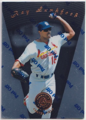 1997 Pinnacle Certified #13 Ray Lankford St. Louis Cardinals - Image 1 of 2