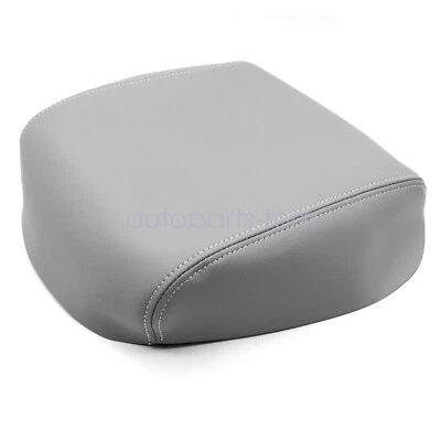 Cubierta de reposabrazos de consola de cuero gris para Honda Pilot EX-L LX SE 2009-2013 2014 Foto 1 de 4
