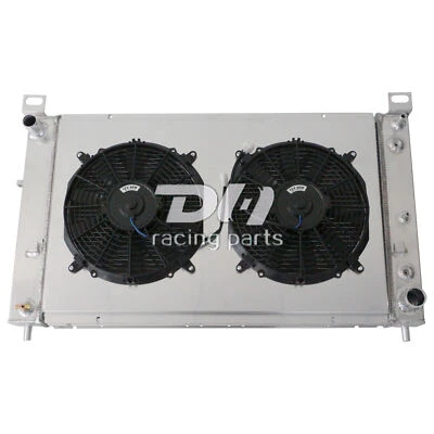 Radiador de aluminio + cubierta + ventilador para 99-13 Chevy Sliverado 1500 2500/GMC Sierra 1500 Foto 1 de 4