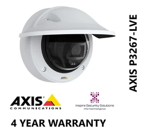 Axis P3267-LVE Outdoor 5MP Dome IP Netzwerk Kamera IP66 IR HD CCTV 30FPS IK10 - Bild 1 von 2
