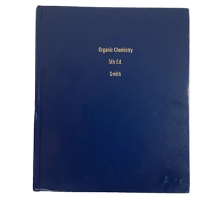 Organic Chemistry 5th Ed. by Janice Gorzynski Smith - McGraw-Hill Blue HC - Picture 1 of 10
