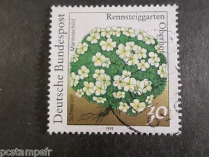 ALEMANIA FEDERAL RFA 1991, TP 1337, FLORES Sello Usado Obliterado - Imagen 1 de 1