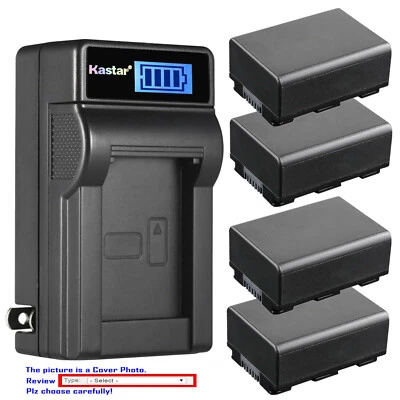 Cargador de pared LCD de batería Kastar para IA-BP210E BP420E Samsung HMX-S10BN HMX-S10BP Foto 1 de 4