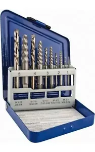 Irwin 10 Piece Spiral Screw Extractor & Drill Bit Set in Metal Index, Item 11119 - Picture 1 of 4