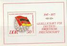 Ddr- Minisheet-1977 The 30Th Anniversary Of The German-Soviet Friendship.Mnh** M