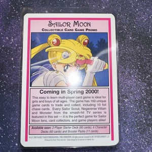 2000 Sailor Moon -Ver￼y Rare - Dart Promo No # Mint !