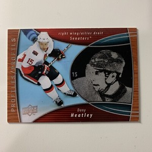 2008-09 UD McDonald's Profiles PRO4 Dany Heatley Ottawa Senators