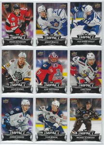 2019-20 Upper Deck AHL Impact complete 10-card set