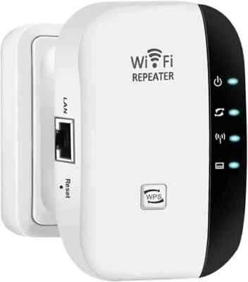 WiFi Signal Extender Range Repeater Booster Internet Amplifier 300Mbps - UK Plug - Image 1 of 4